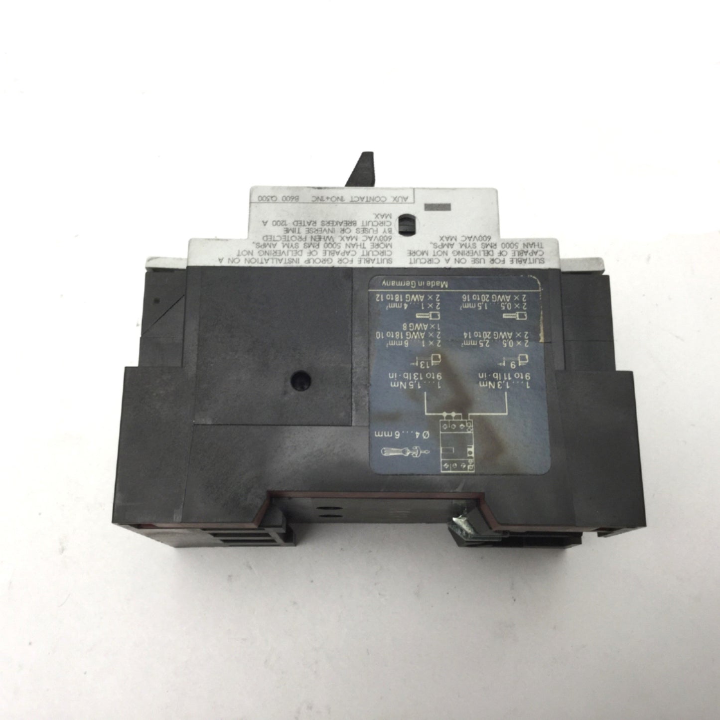 Used Lot Of 5 Siemens 3VU1300-1MG00 Motor Protection Circuit Breakers 1-1.6A 600VAC