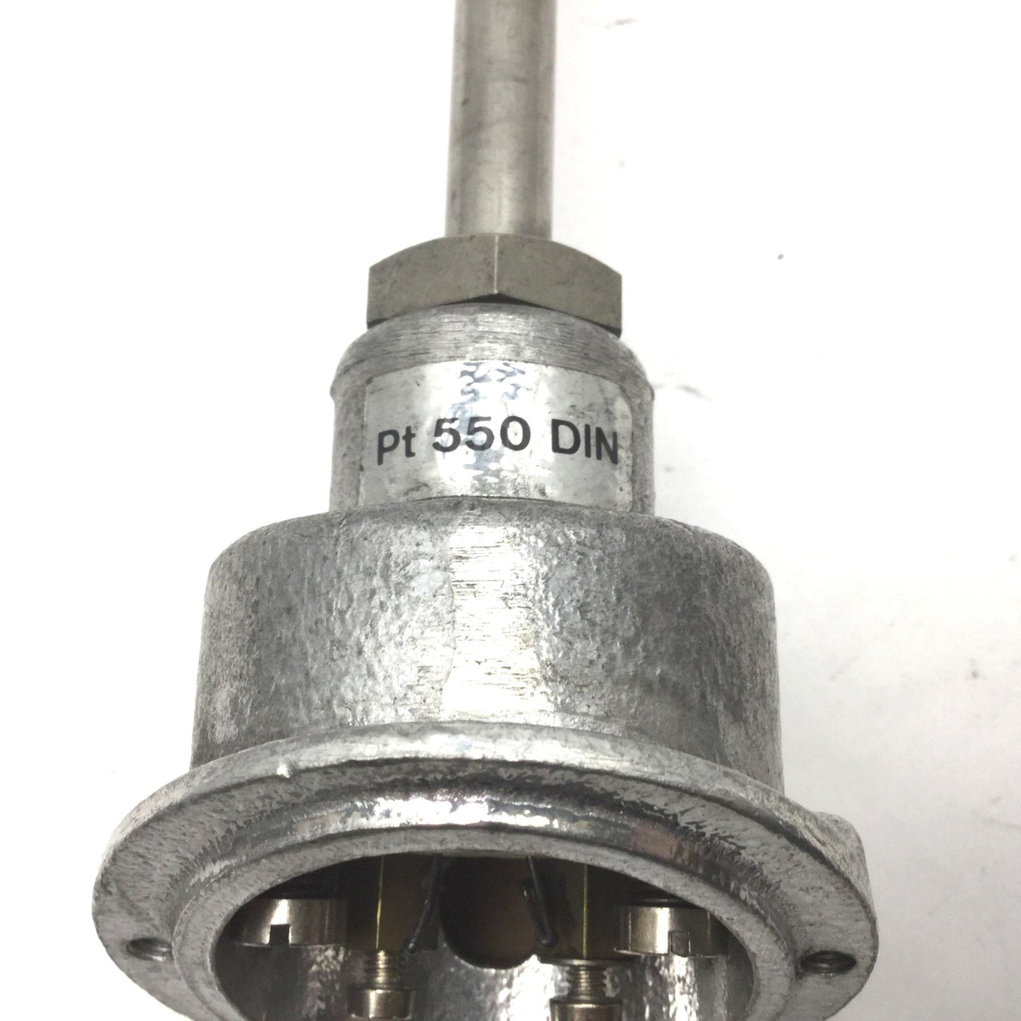 Used Philips Pt550 DIN 43762 Screw in Resistance Thermometer With Lagging Tube 6-1/4"