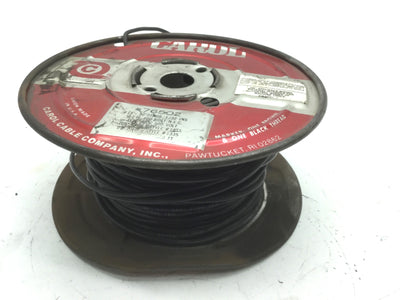 New – Open box Carol 76502.18.01 Hook-Up Wire Spool 18 AWG 16/30 Strands 600V Black, 250'