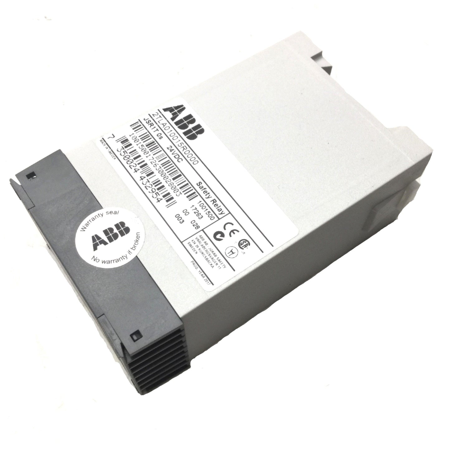 Used ABB 2TLA010015R0000 Safety Expansion Relay, 24VDC, Time Delay: 0S, 4NO/1NC