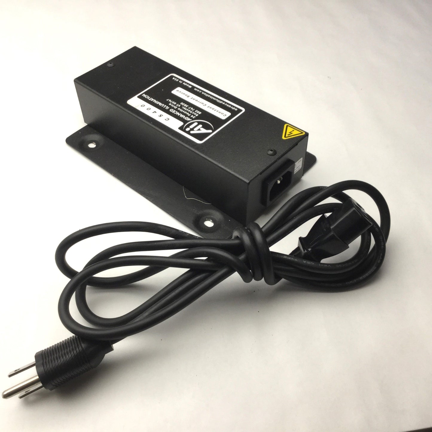 Used Adavanced Illumination CS400 Constant Current Source, 100-240VAC, .7A With Cord