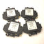 Used Lot of 4 Square D GCB100 Circuit Breakers, Series C, Rating: 10A 125VAC 65VDC