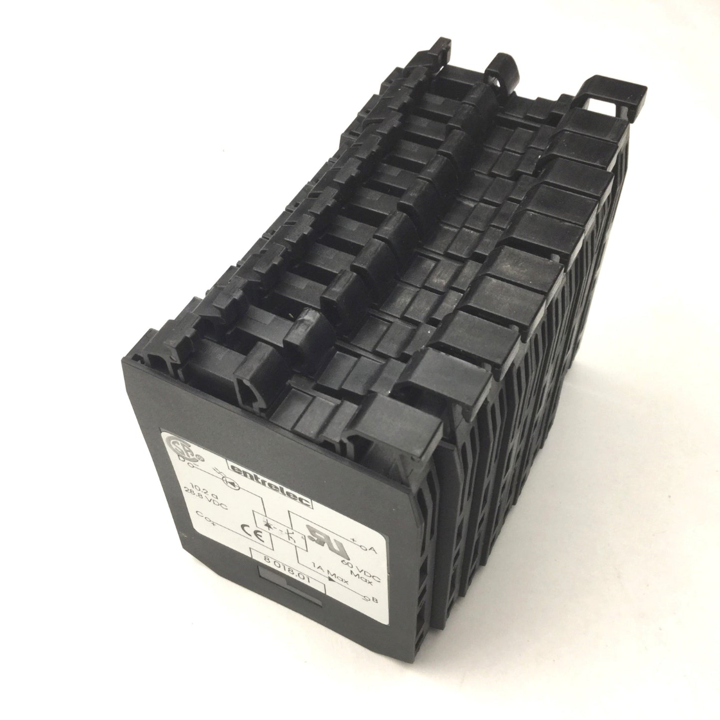 Used Lot of 11 Entrelec 8018.01 Optocoupler Modules, In: 28.8VDC 10.2A, Out: 60VDC 1A