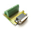 Used F&K Delvotec 1178 Terminal 12 Breakout Board, 15-Pin D-Sub Male to Terminals