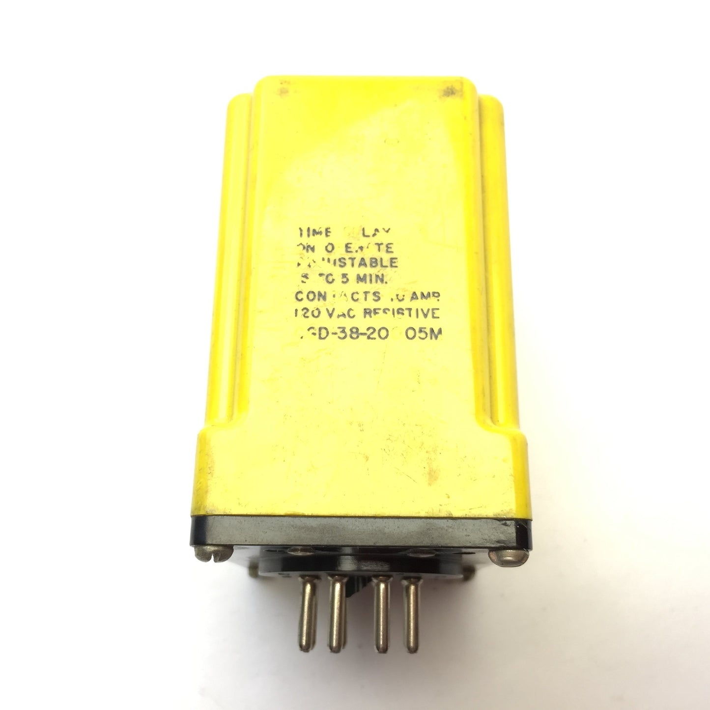 Used Potter & Brumfield CGD-38-20005M Time Delay Relay, .5 to 5 min, 120VAC 10 Amp