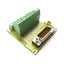 Used F&K Delvotec 1178 Breakout Board Terminal 12, 15-Pin D-Sub Male to Terminals