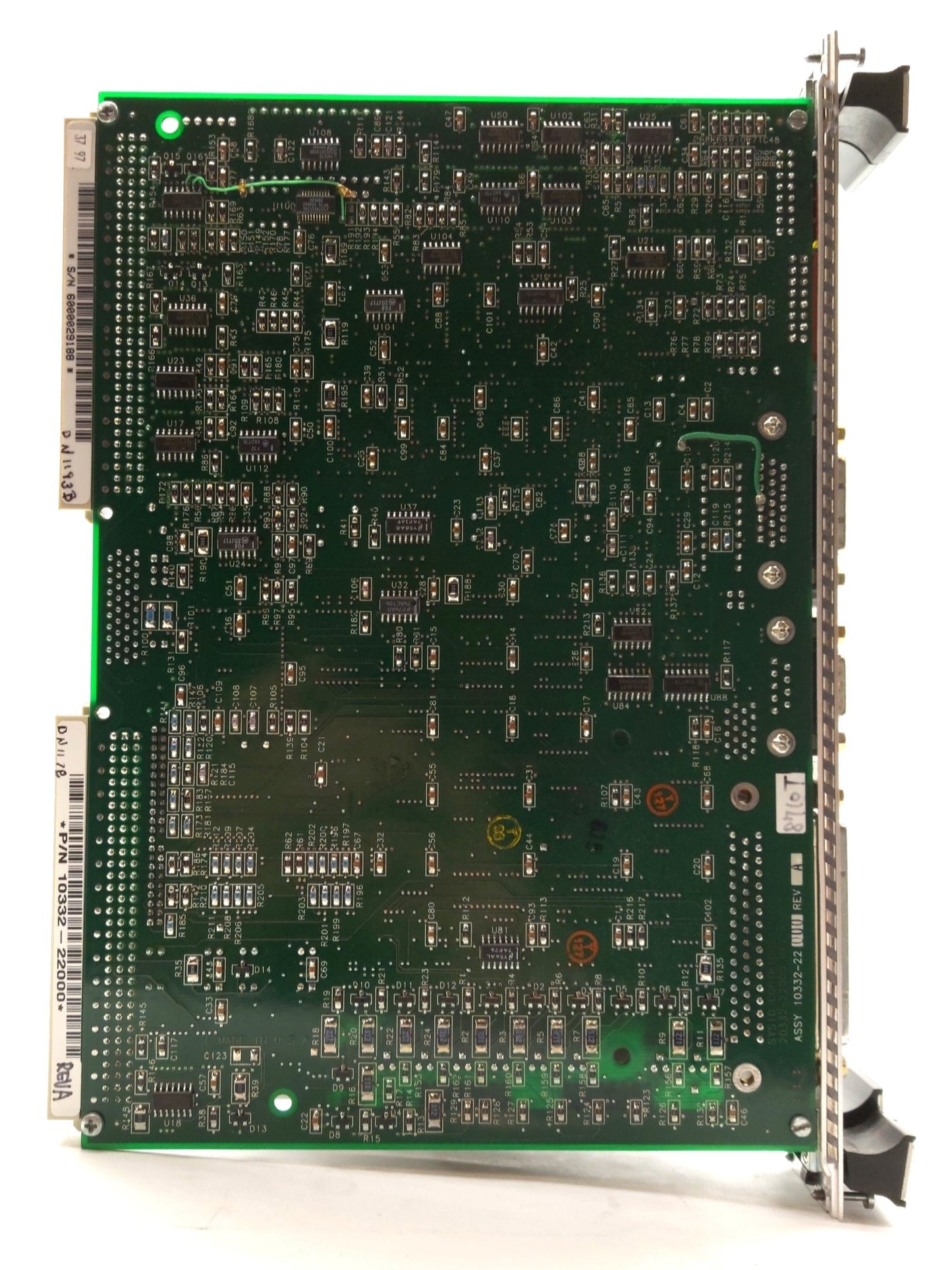 Used Adept 10332-22000 Rev. A SIO IED FDD/HDD Module Card for MV Controller, 3x RS232