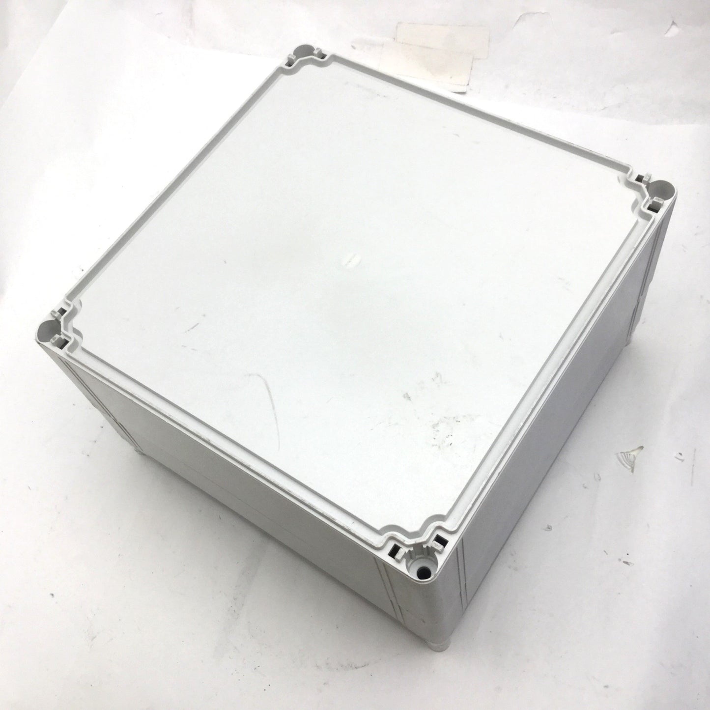 Used Hoffman Q-303018PCICC Electrical Enclosure, Dimensions: 7x11x11", *Holes*