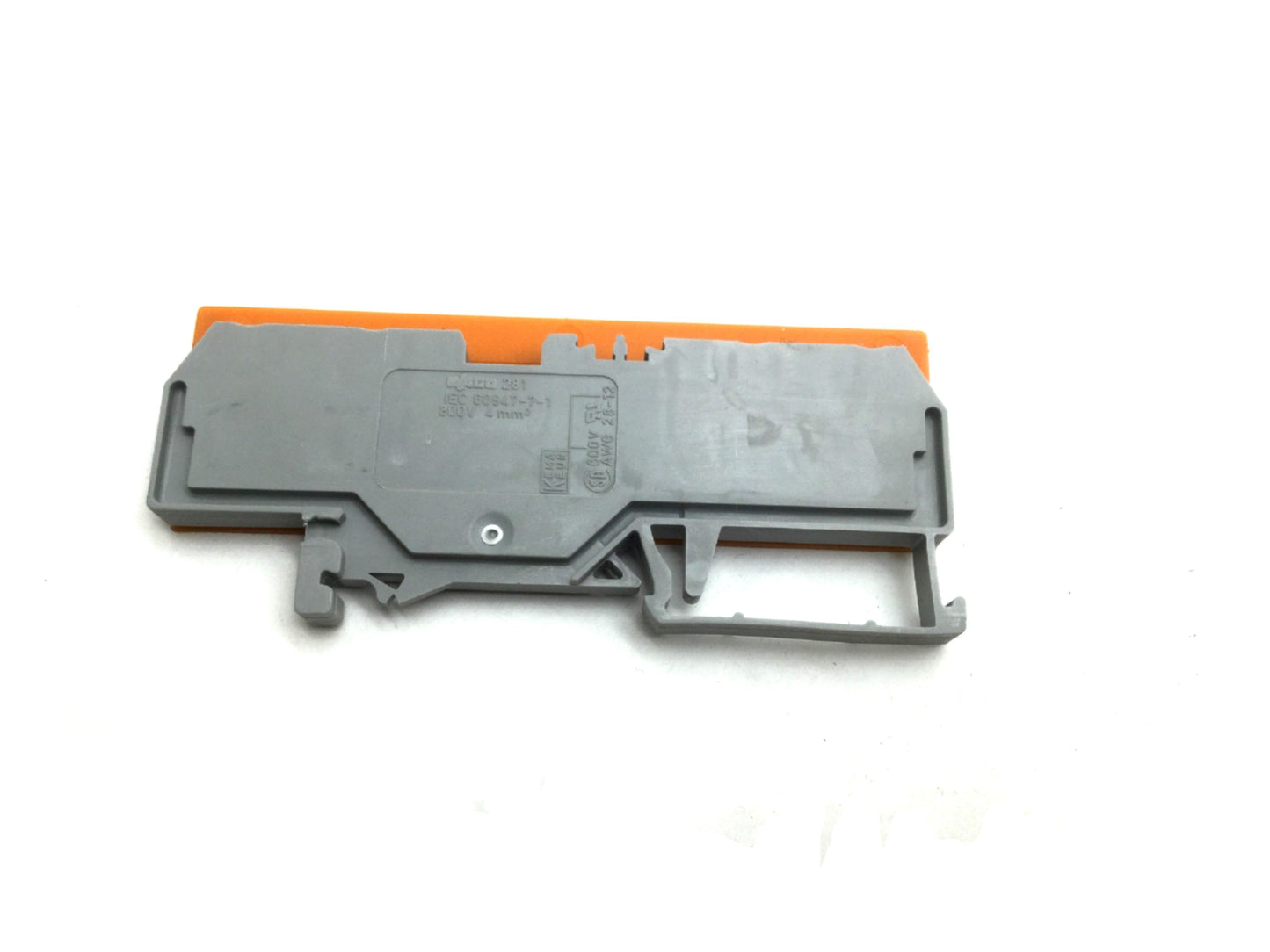 Used Lot of 47 Wago 281 Din Rail Mount Terminal Block 4 Pos 12 AWG 4mm 26A