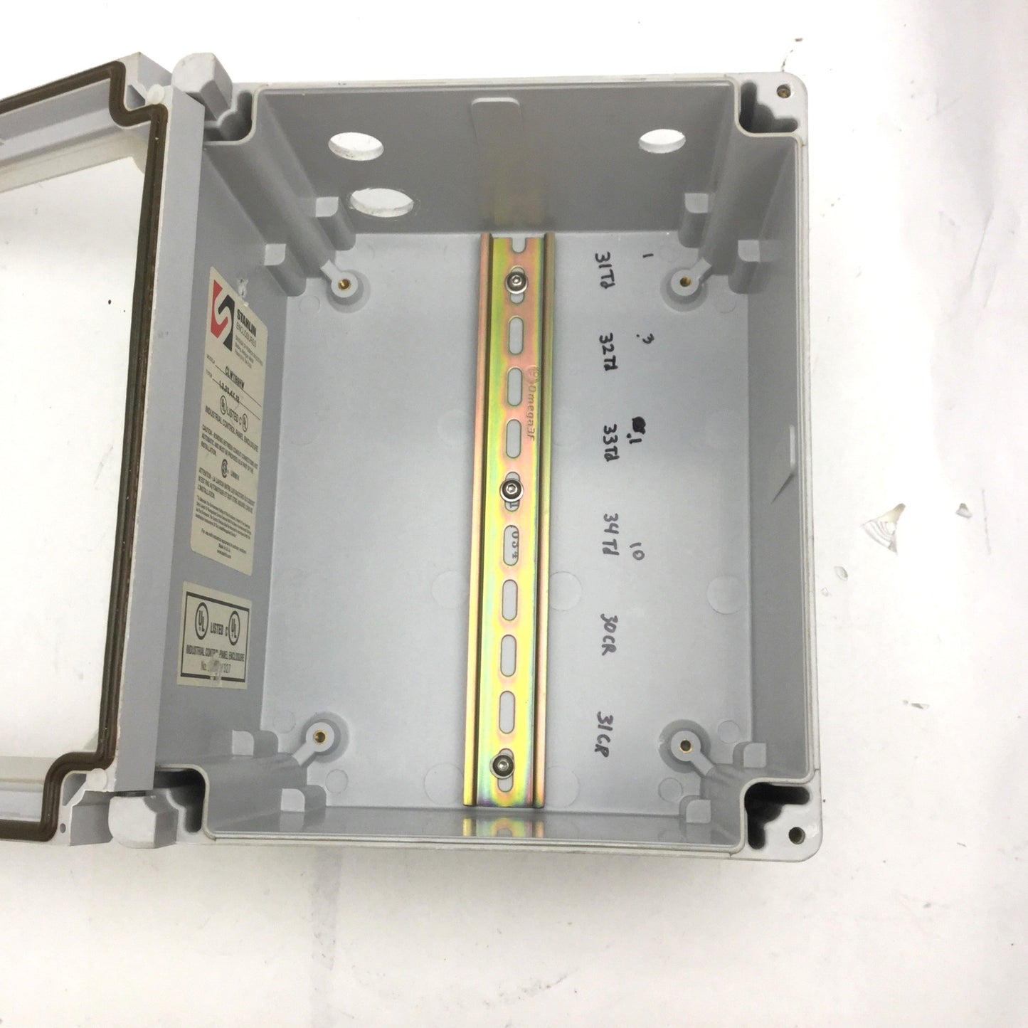 Used Stahlin CLW1109HW Wall Enclosure Hinged, Type: 1, 3, 3S, 4X, 12, *Holes*