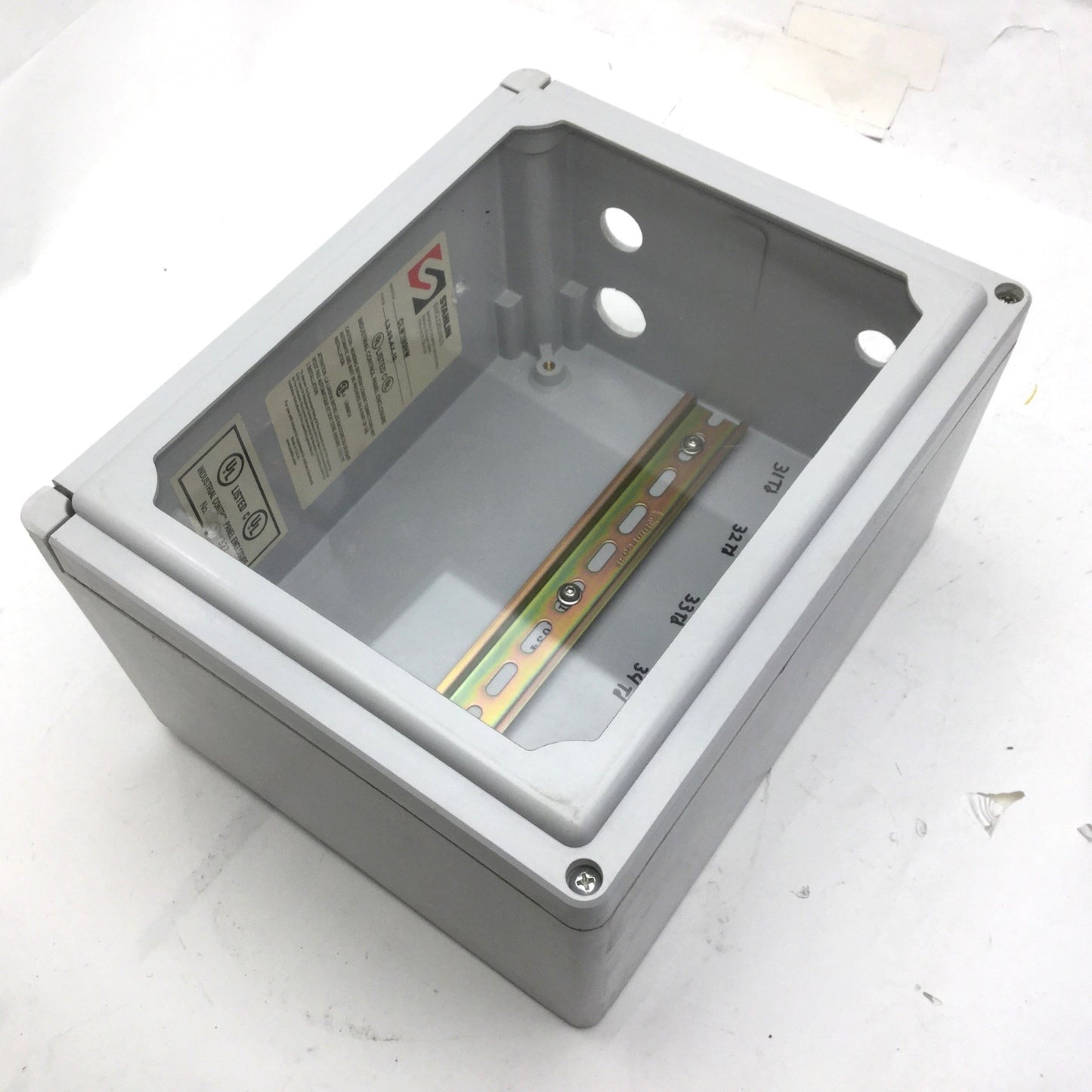 Used Stahlin CLW1109HW Wall Enclosure Hinged, Type: 1, 3, 3S, 4X, 12, *Holes*