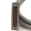 Used Adept 10332-02010 Robot Encoder Cable, 50-Pin D-Sub to 44-Pin D-Sub, 90" Long