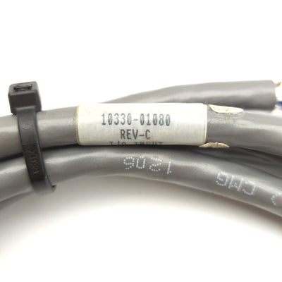 Used Adept 10330-01080 Rev. C Robot I/O Input Cable, 26-Pin D-Sub to Leads, 6' Long