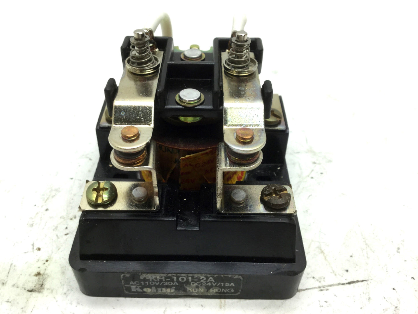 Used Tenor Koino KH-101-2A High Power Relay 24VDC 15A 110VAC/30A *Crack