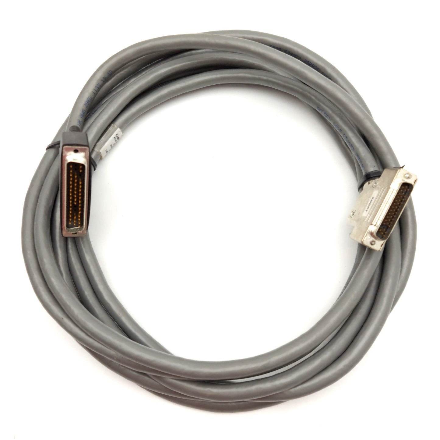 Used Adept 10330-02001 Rev. P3 Robot Encoder Cable, 44-Pin to 50-Pin D-Sub, 16' Long