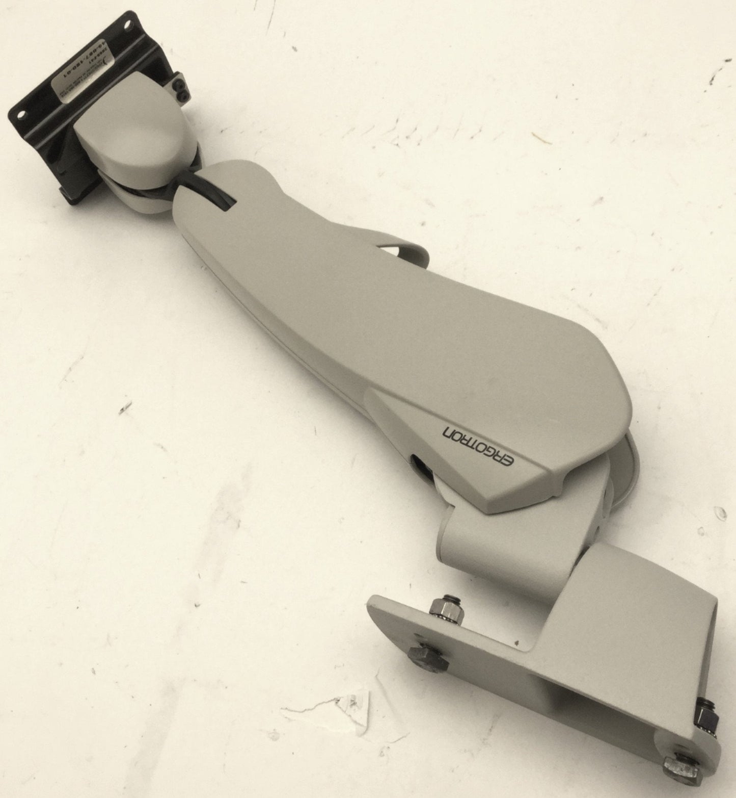 Used Ergotron 45-087-180-01 Flat Monitor Wall Mount 14" Arm, Mounting: 75mm x 75mm
