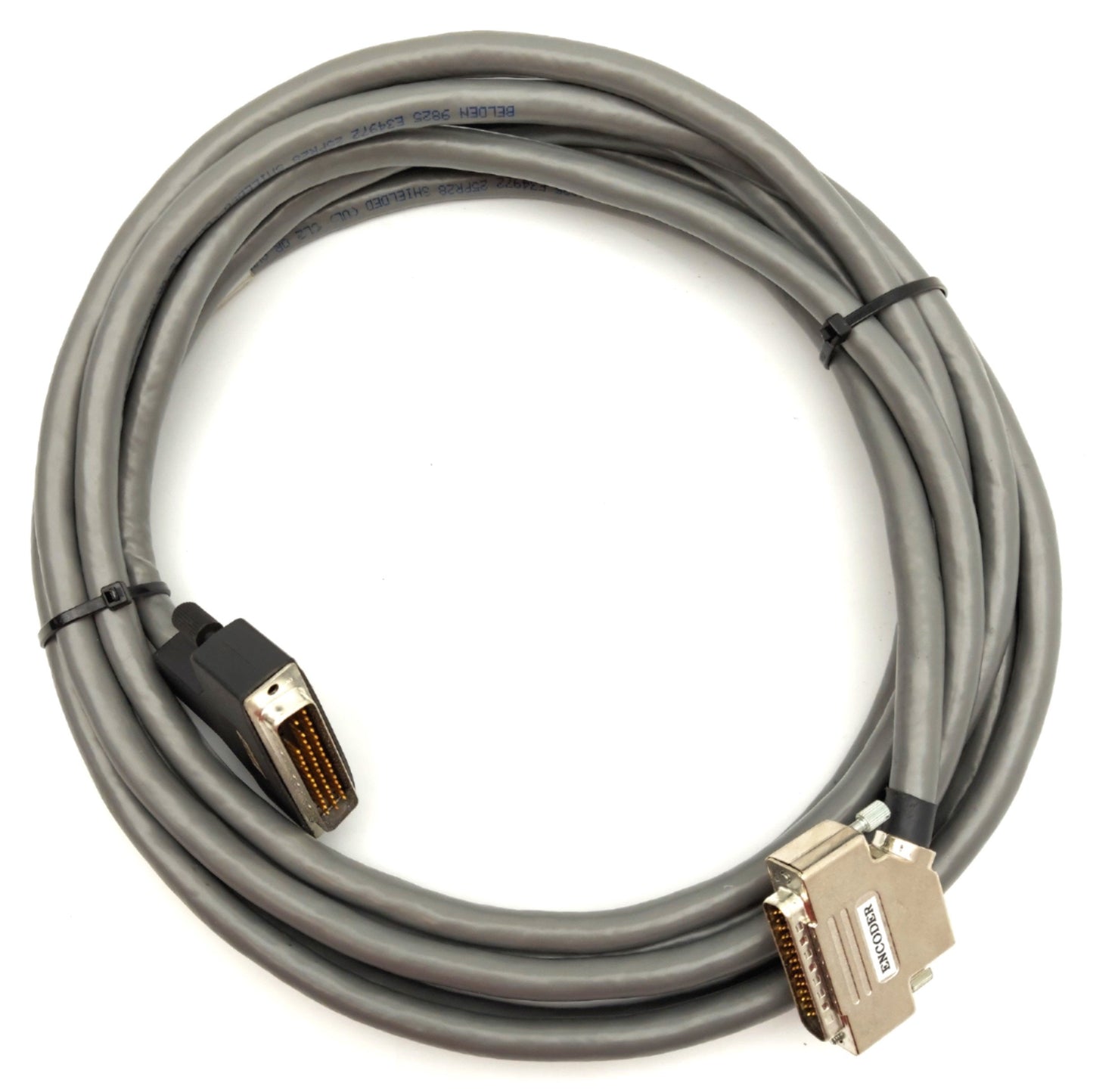 Used Adept 10332-02021 Rev. P3 Robot Servo Cable, 44-Pin to 50-Pin D-Sub, 16' Long