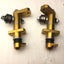 Used Set of 2 Hold Down Roller Clamp Pivot Actuator, 1-3/8" Roller, 1-1/8" to 1-3/16"