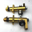 Used Set of 2 Hold Down Roller Clamp Pivot Actuator, 1-3/8" Roller, 1-1/8" to 1-3/16"
