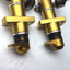 Used Set of 2 Hold Down Roller Clamp Pivot Actuator, 1-3/8" Roller, 1-1/8" to 1-3/16"
