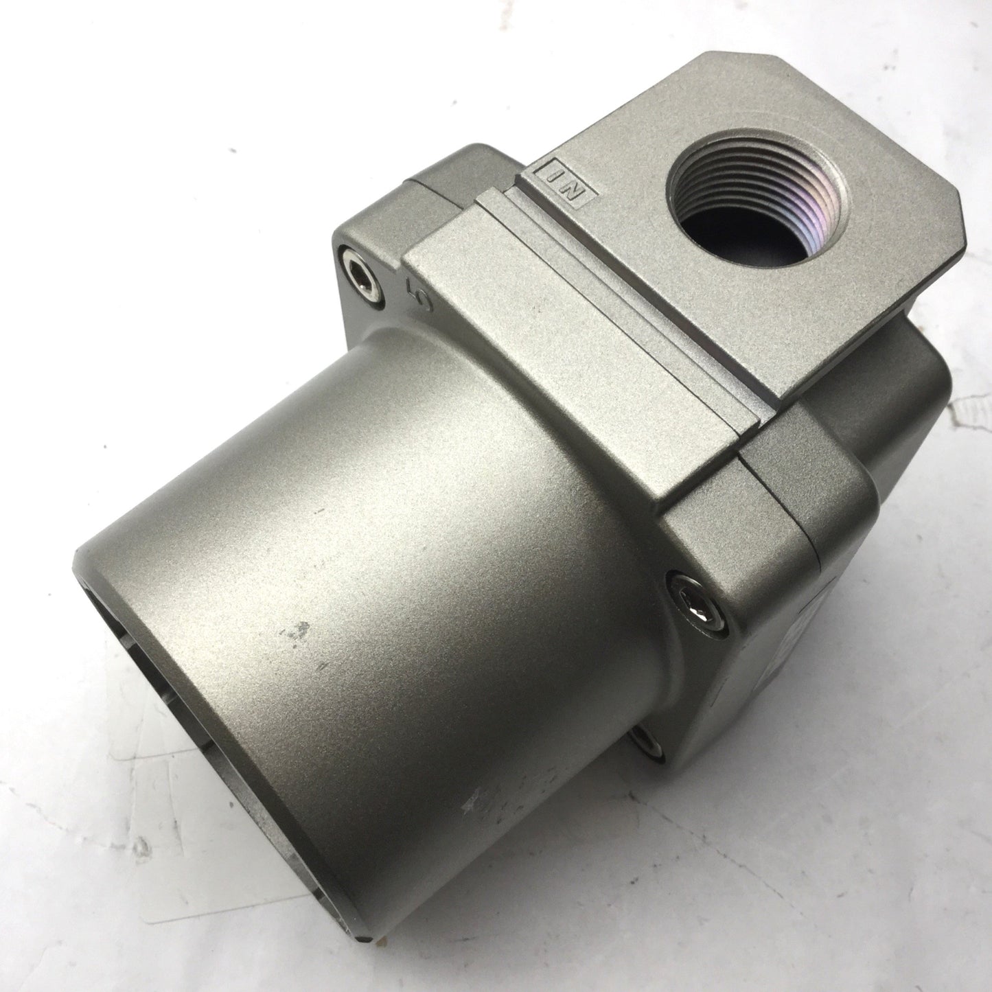Used SMC AF50-N06-2Z Pneumatic Filter, Ports: 3/4" NPT, Pressure: 150psi (1MPa)