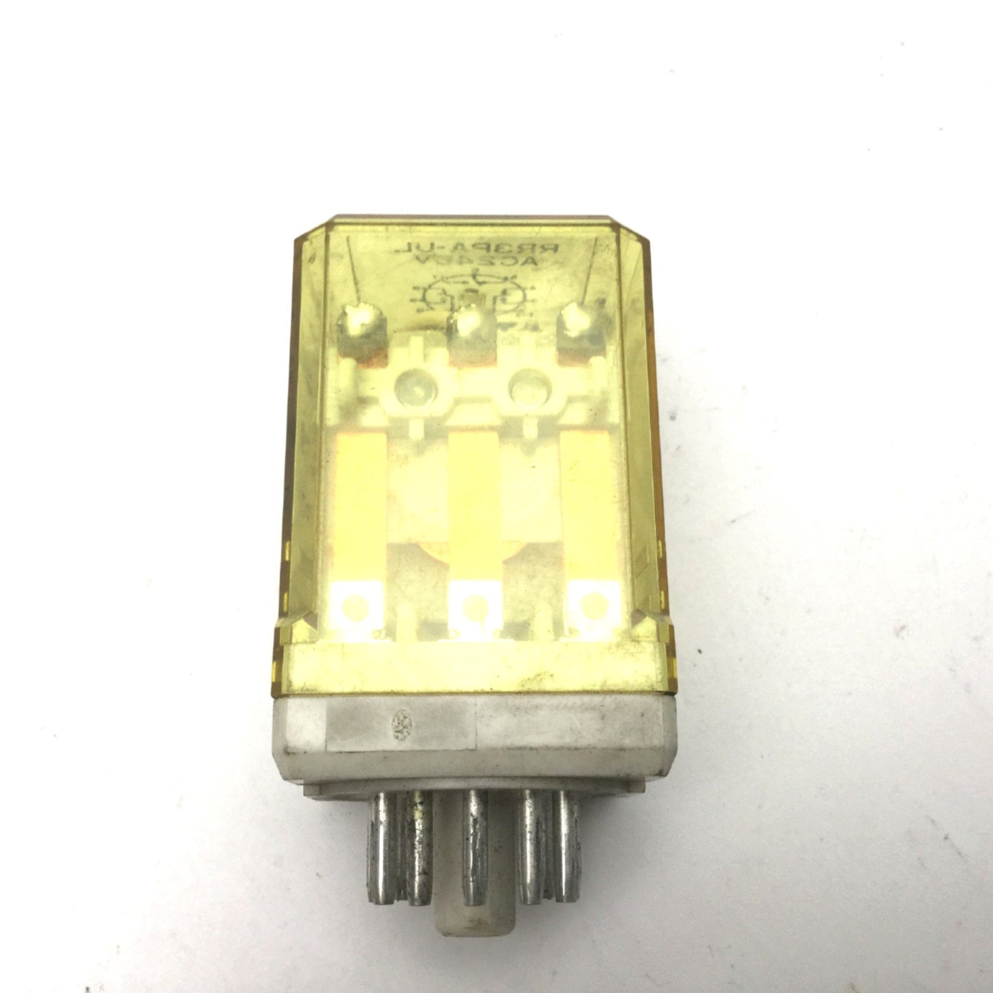 Used Lot Of 4 IDEC RR3PA-ULAC240V Ice Cube Relays Coil: 240VAC, Contacts: 10A, 11-Pin