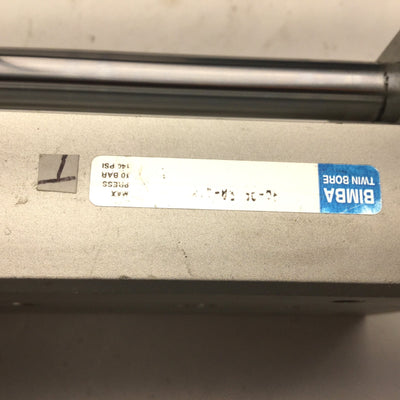 Used Bimba Guided Stage Pneumatic Cylinder, 115mm Stroke, 270mm x 80mm, 10 Bar Max