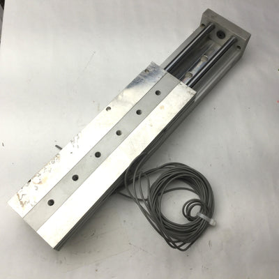 Used Bimba Guided Stage Pneumatic Cylinder, 115mm Stroke, 270mm x 80mm, 10 Bar Max