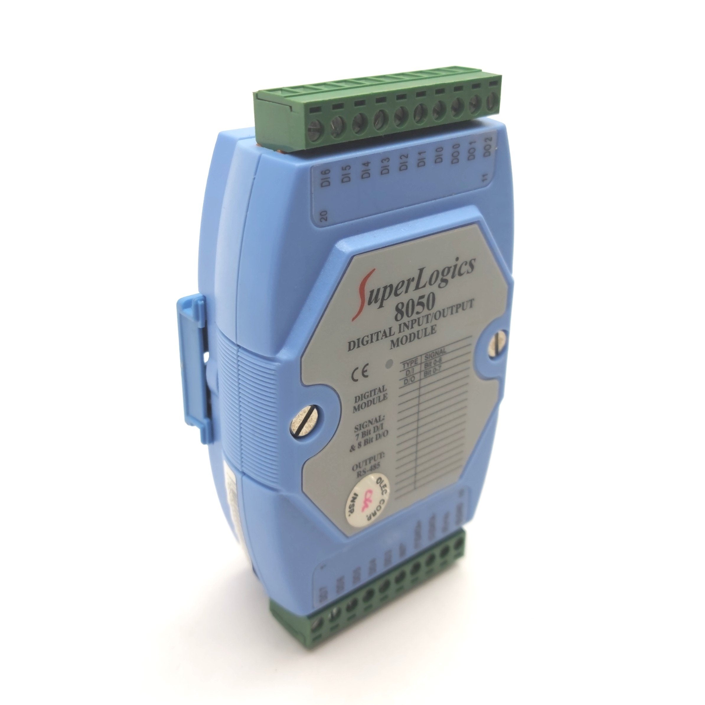 SuperLogics 8050 Digital I/O Module, RS-485, In: 7, Out: 8 Sink NPN, 1 ...
