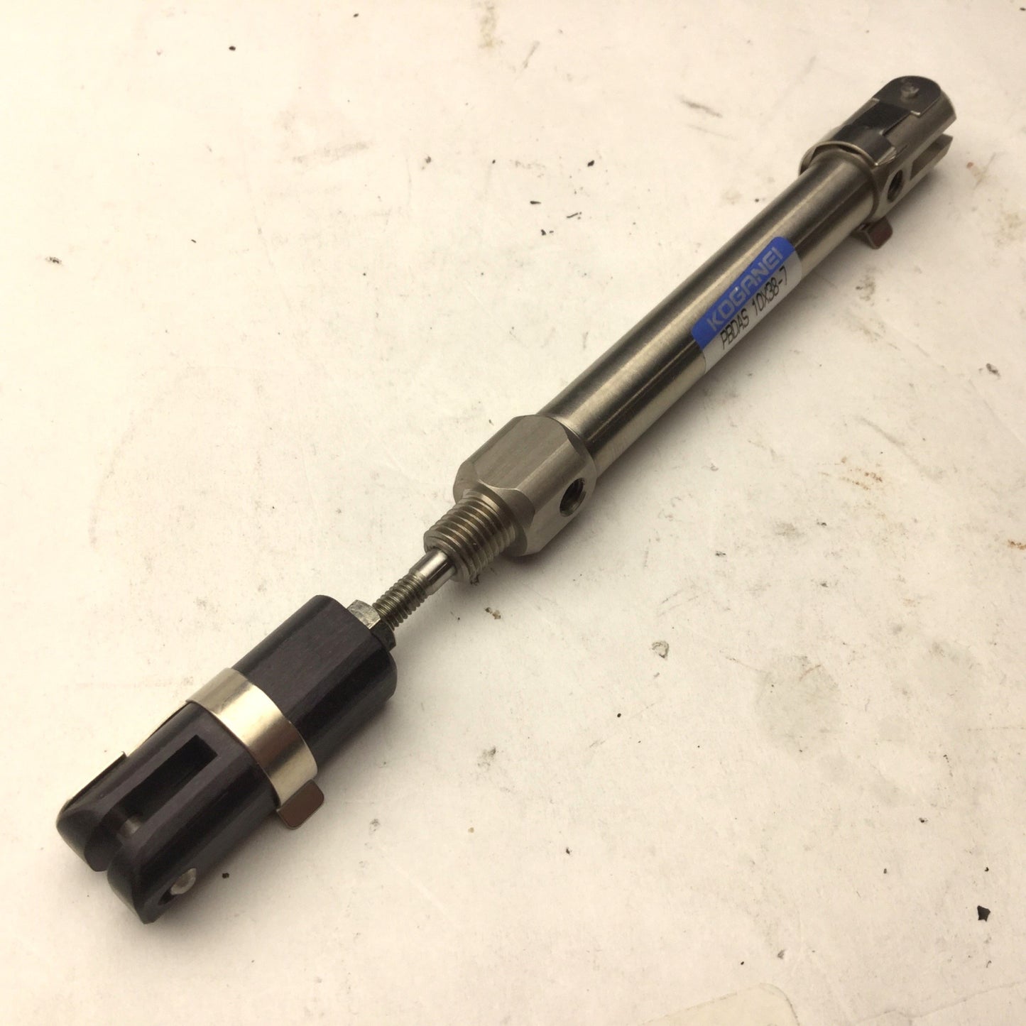 Used Koganei PBDAS 10X38-7 Pneumatic Cylinder, 1.5" Stroke, Double Acting, 10/32