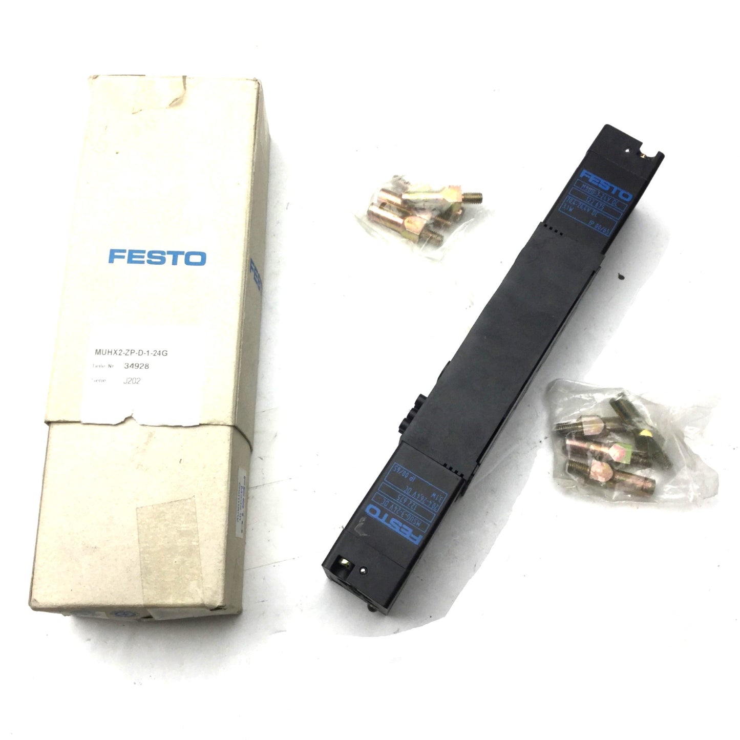New Festo MUHX2-ZP-D-1-24G Intermediate Solenoid Valve, Max Pressure: 10 Bar, 24VDC