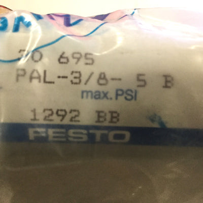 New Festo PAL-3/8-5 B Common Supply Manifold, 5-Valve Positions, G3/4 Size
