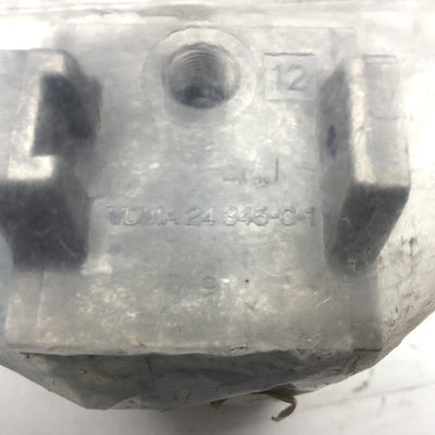 New Festo VDMA 24 345-C-1 Aluminum Pneumatic Solenoid Valve Manifold Block Assembly