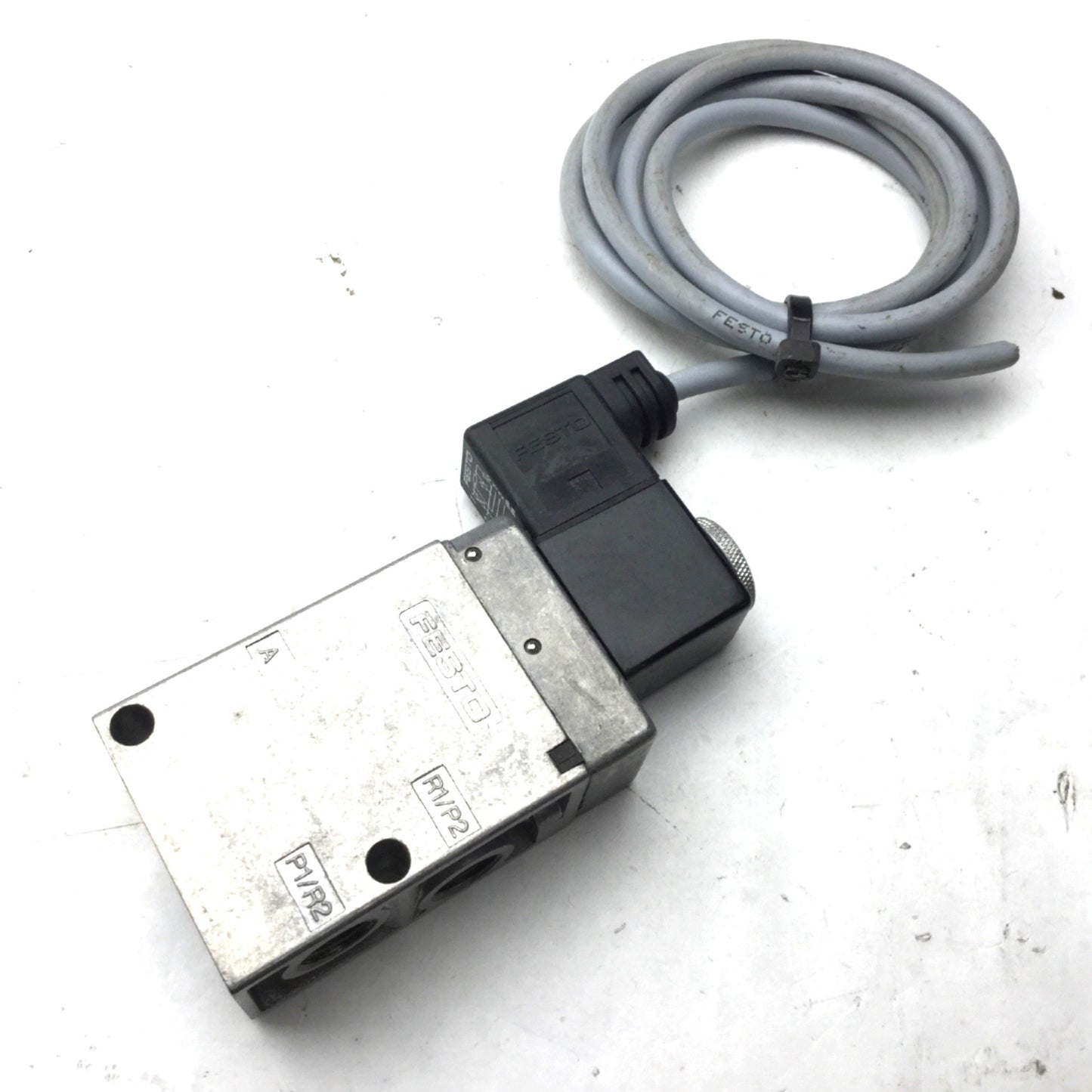 Used Festo MFH-3-1/4 Solenoid Valve, 1/4" G Ports, 1.5-8bar, 2-Position 3-Way