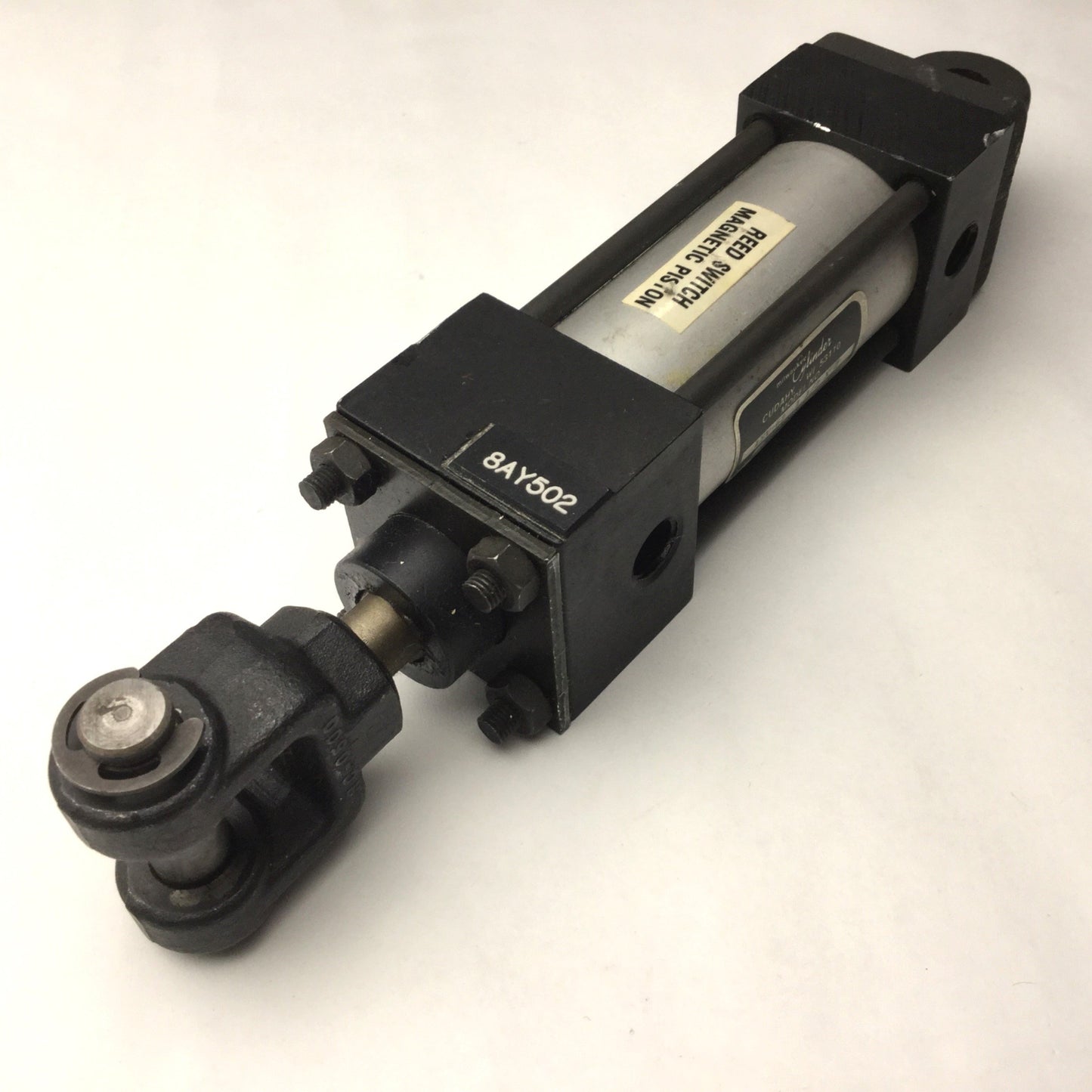 Used Milwaukee Cylinder LSV-62 1 1/2 X 2 Double Acting Cylinder, 2" Stroke, 1/4"NPT