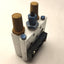 Used Festo PRS-ME-1/8-2 Manifold Block 2 Valve Positions G1/4 & M5 Ports, K202 Serie