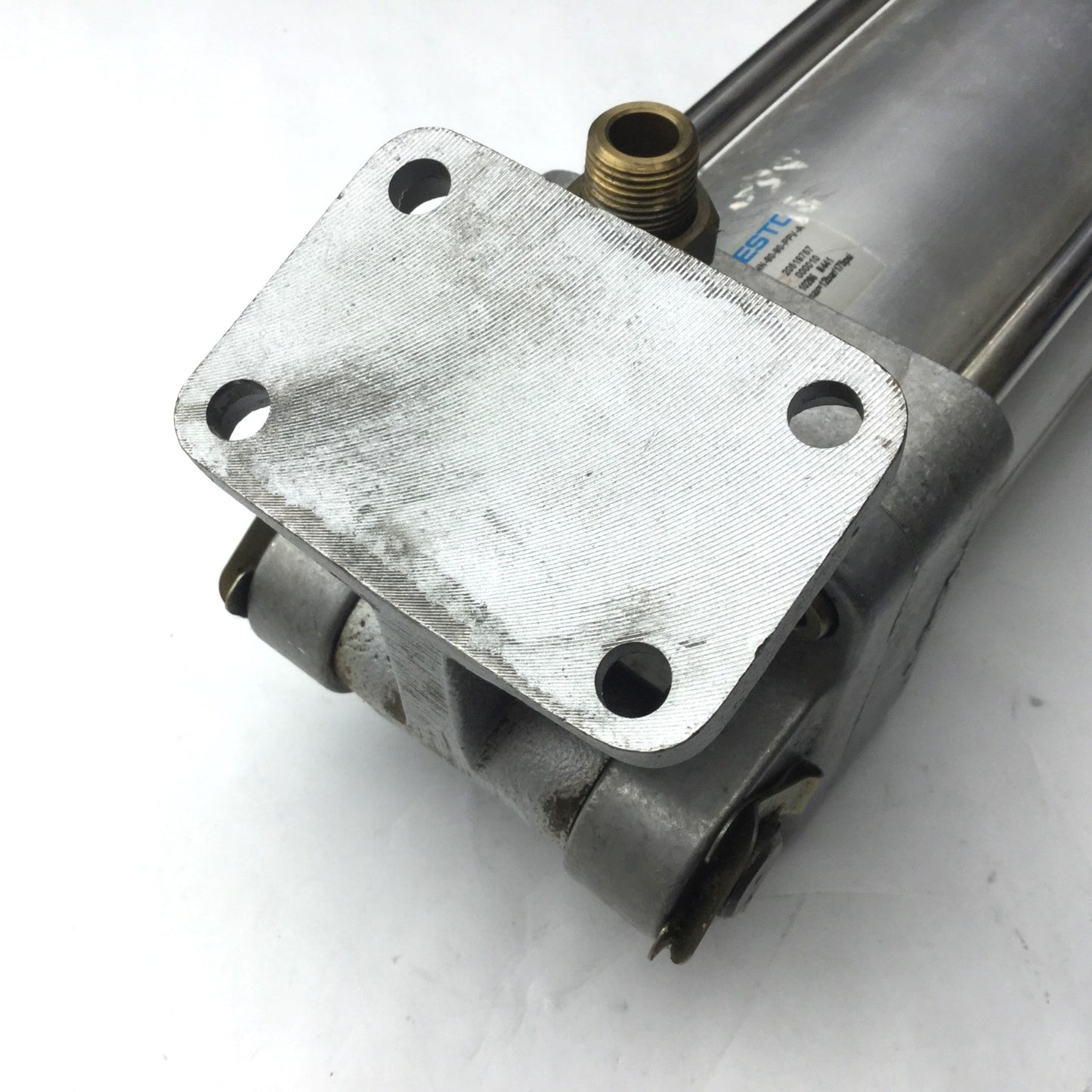 Used Festo DNN-80-90-PPV-A Double Acting Cylinder, 3.5" Stroke, 12Bar/175PSI Max