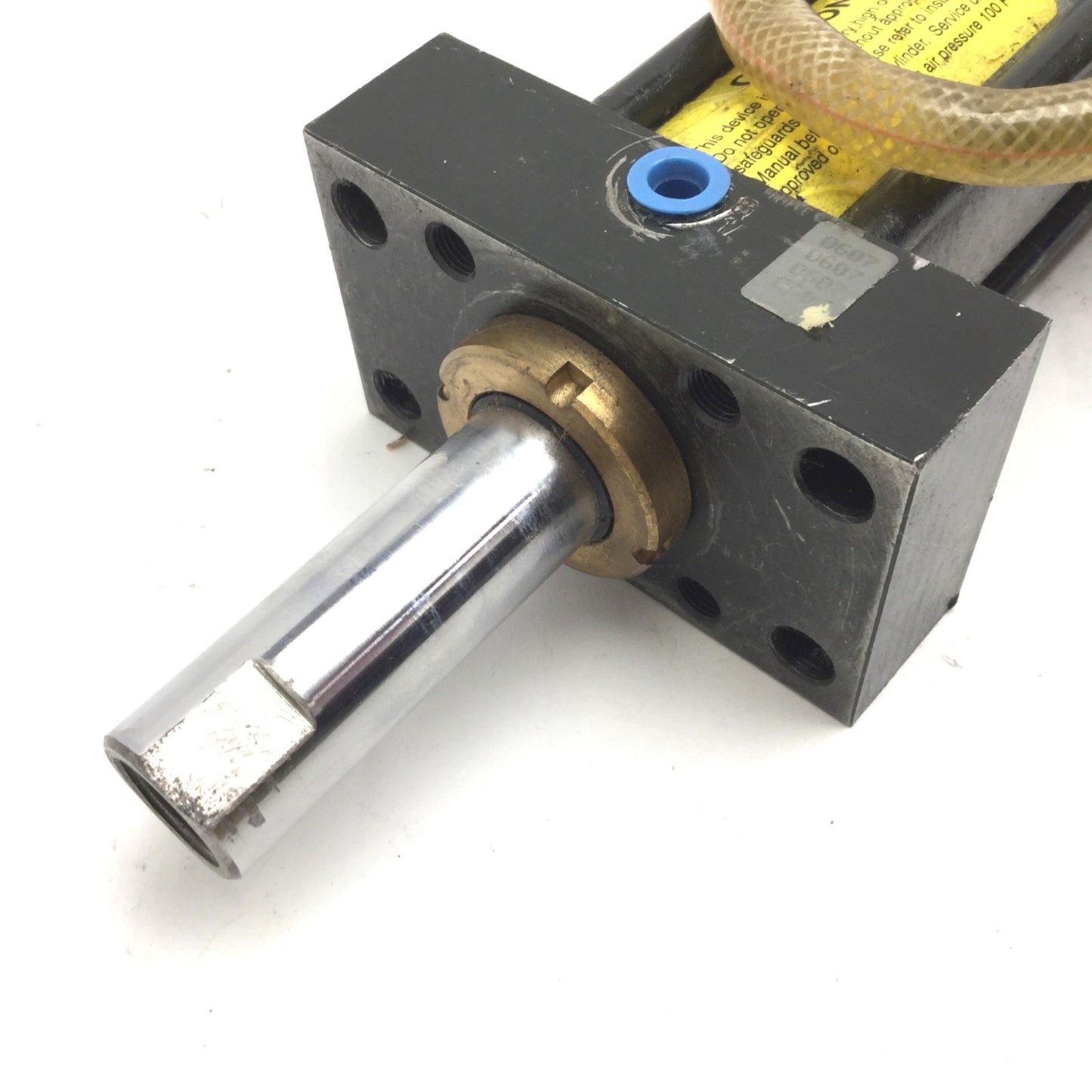 Used HyperCyl HPI-1-2.00-.25-FH Cylinder, Total Stroke: 2", Power Stroke: 0.25"