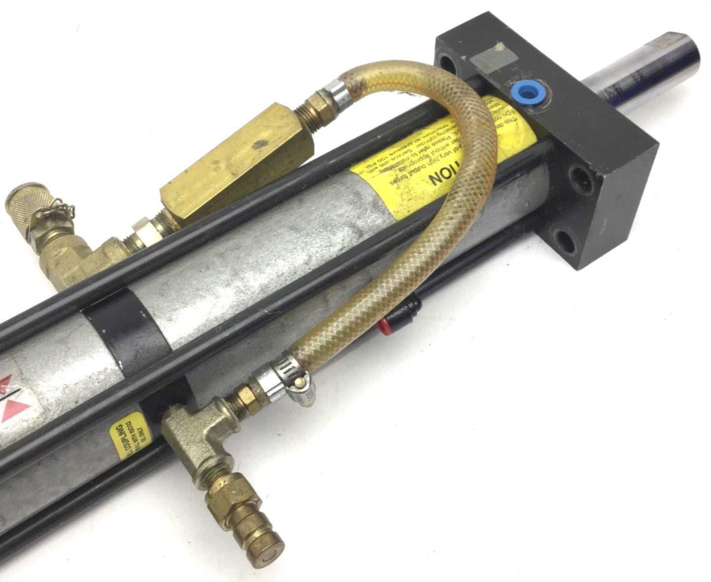 Used HyperCyl HPI-1-2.00-.25-FH Cylinder, Total Stroke: 2", Power Stroke: 0.25"