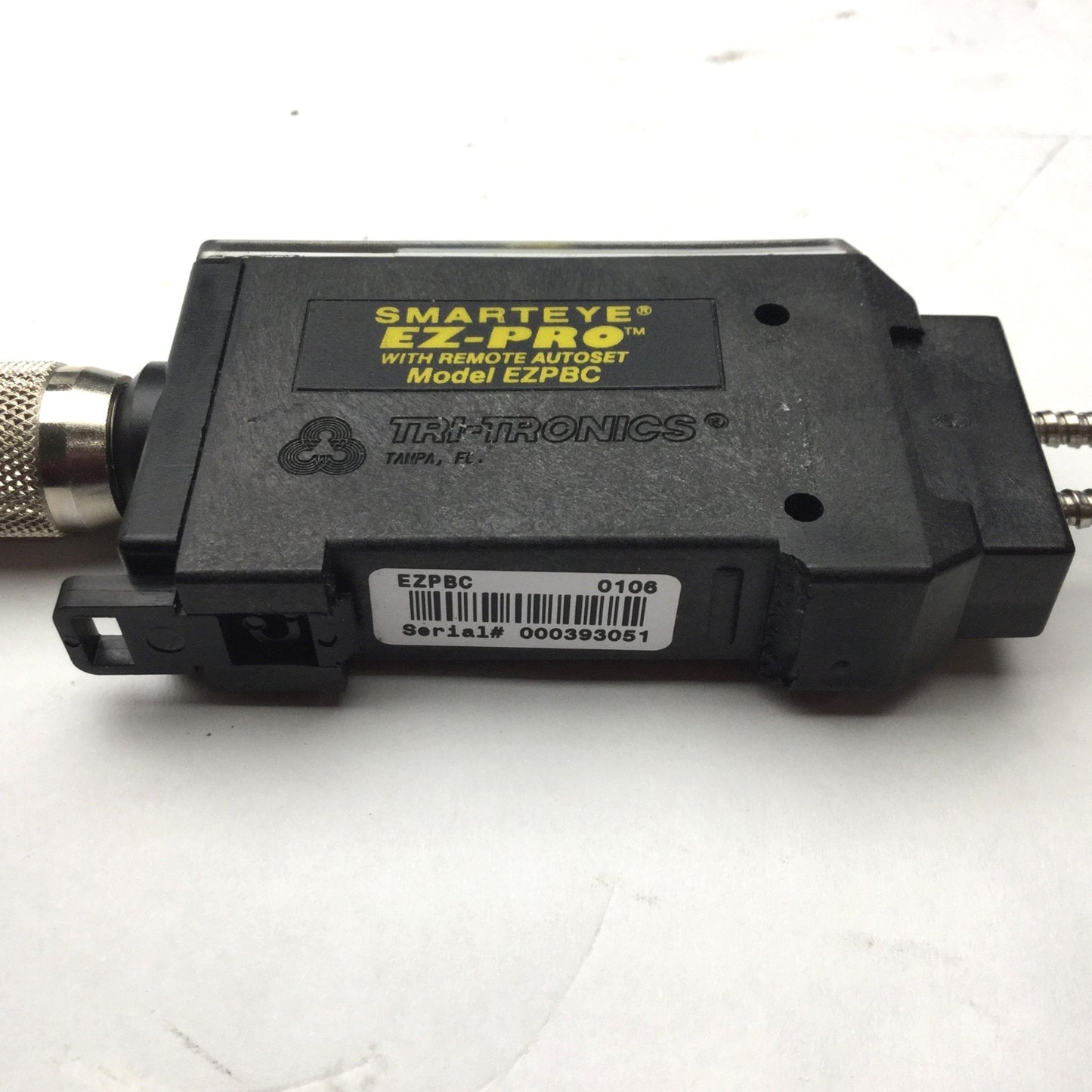 Used Tri-Tronics EZPBC Photoelectric Sensor Smarteye, 10-30VDC, PNP and NPN Out