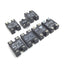 Used Lot of 7 Assorted Solid State Relay, 5A 12A 25A 40A 60VDC 100VDC 120VAC 240VAC