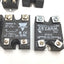 Used Lot of 7 Assorted Solid State Relay, 5A 12A 25A 40A 60VDC 100VDC 120VAC 240VAC