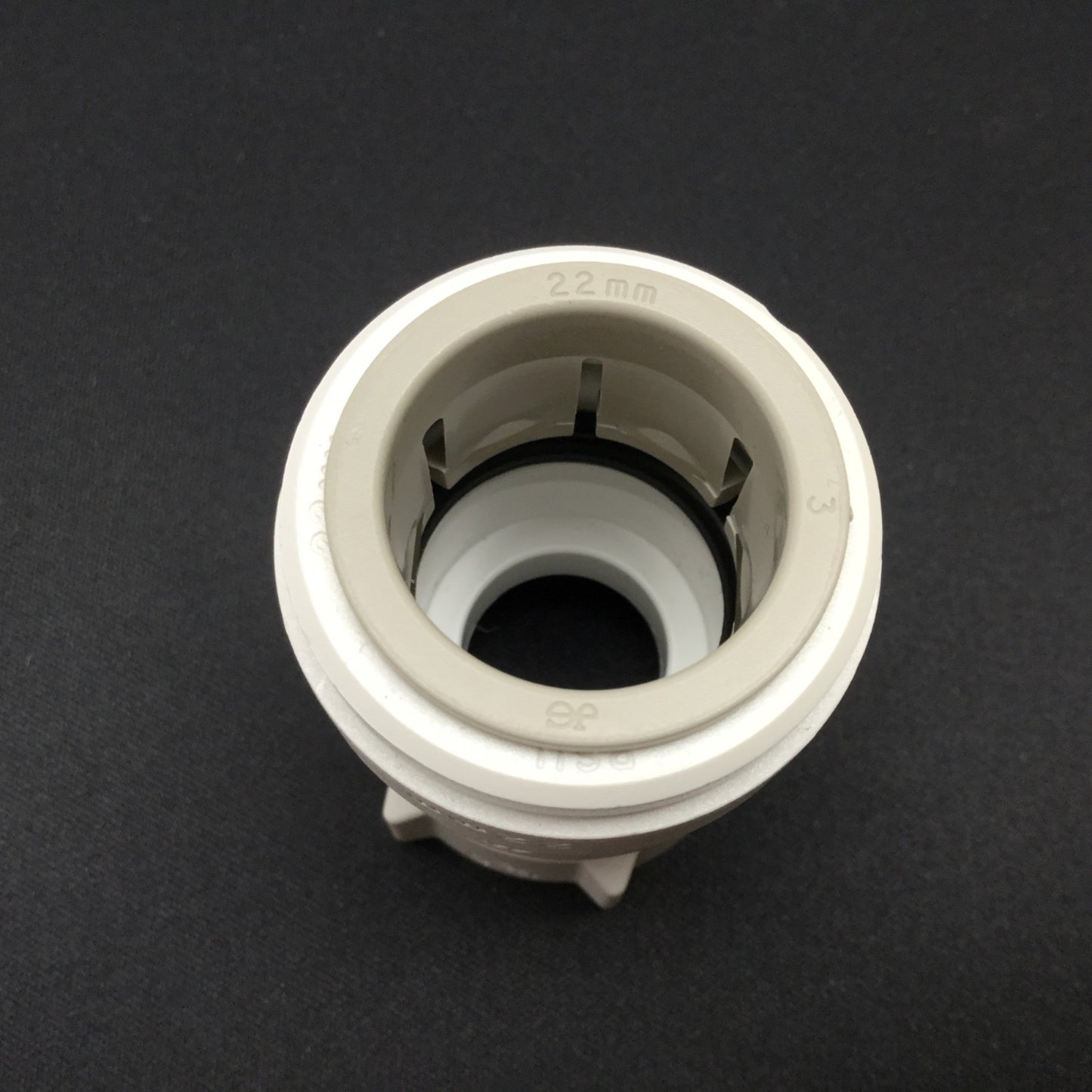 New – Open box Lot of 2 John Guest 22mm Push-Fit to G3/4 Thread Adapter Fitting, PSU