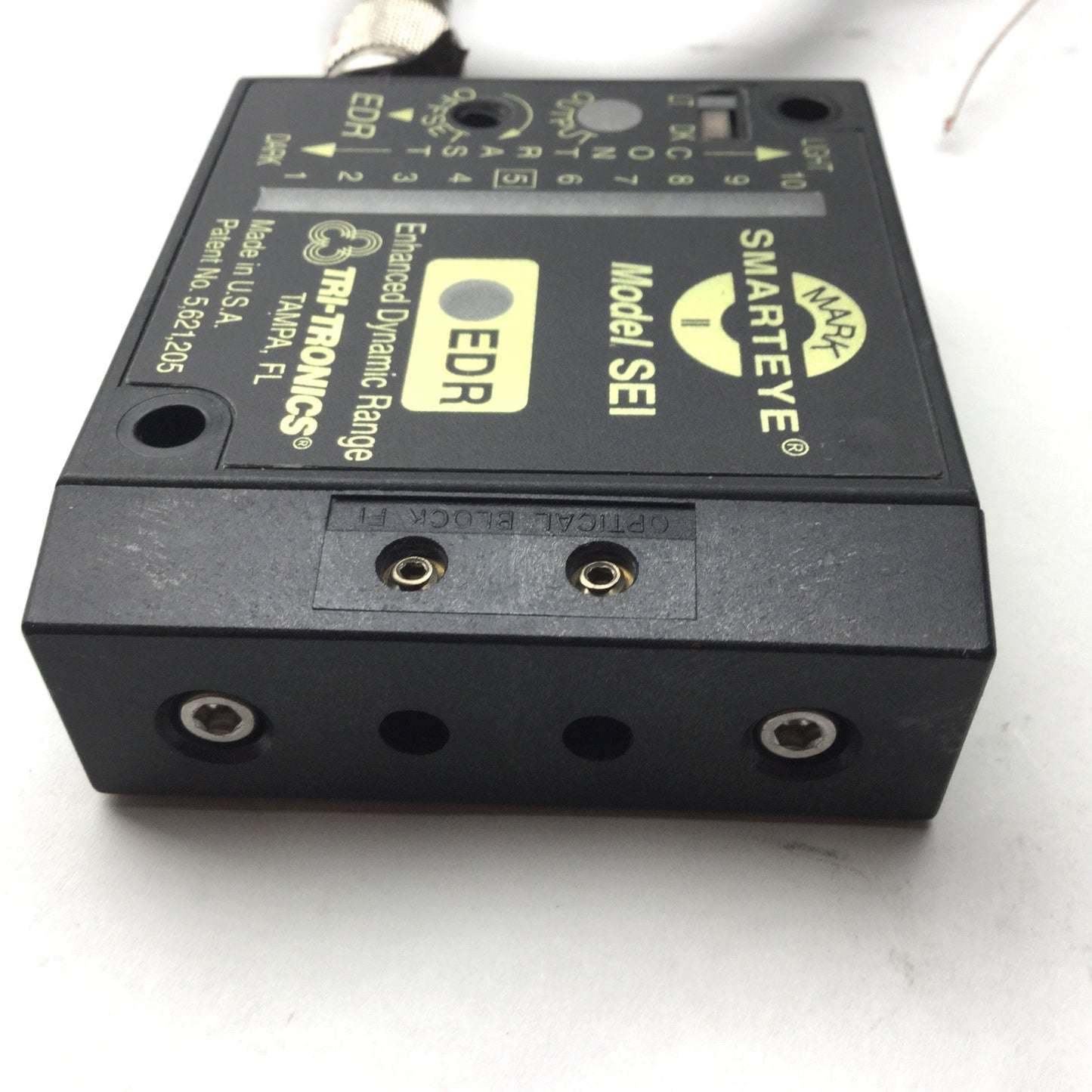 Used Tri-Tronics Model SEI SmartEye Mark II Photo Sensor, 12-24VDC, Flying Leads
