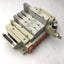 Used Bank of 5 SMC SV2100-5FU Solenoid Valves, 5-Port, 2-Position *Broken Connection*