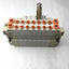 Used Bank of 5 SMC SV2100-5FU Solenoid Valves, 5-Port, 2-Position *Broken Connection*