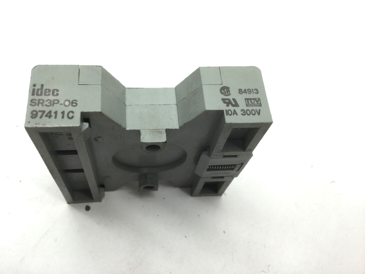 Used Lot of 6 Idec SR3P-6 Relay Sockets 10A 300V