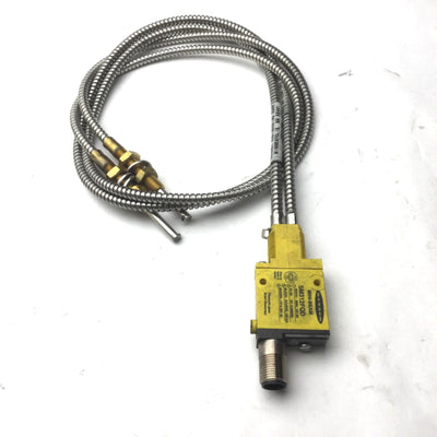 Used Banner SME312FVQD Mini-Beam Fiber Optic Amplifier, & 2x ITETA1.53S Fiber Optic