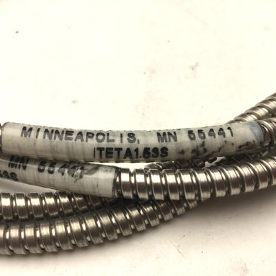 Used Lot of 2 Banner Engineering ITETA1.53S Fiber Optic Cable, Threaded, 36" Long