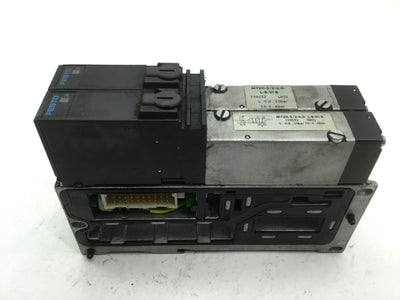 Used 2x Festo MT2H-5/2-4.0-L-S-VI Solenoid Valves, On VIGM-03-4.0 Manifold Block